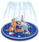Big Sprinkler for Kids and dog, Wading Pool for Learning Children’s Sprinkler Pool, Rocket Water Toys,Splash sprinkler pad for kids(68 inch)…