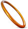 Yvelise Bracelet femme bouddhiste - Jonc BRILLANT - Sans Mantra porte bonheur [Promo flash - Stock limité] - Doré foncé - 17