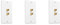 VENEKA 3X 2 Pfosten Lautsprecher Wand Platte Heim Wand Platte Audio Panel für 1 Lautsprecher