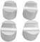 4pcs HiFi Cable Clamp Wire Bracket Aluminum Alloy Power Speaker Cable Riser Clip HiFi Cable Stabilizer, Power Speaker Cable Riser with Aluminum Alloy Cable Riser for HiFi Speaker