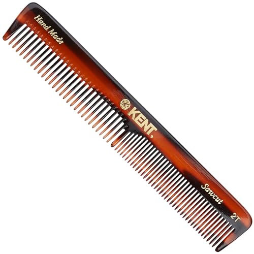 Kent Brushes Kamm Kämme 2T Medium Größe grob und fein, handgefertigt