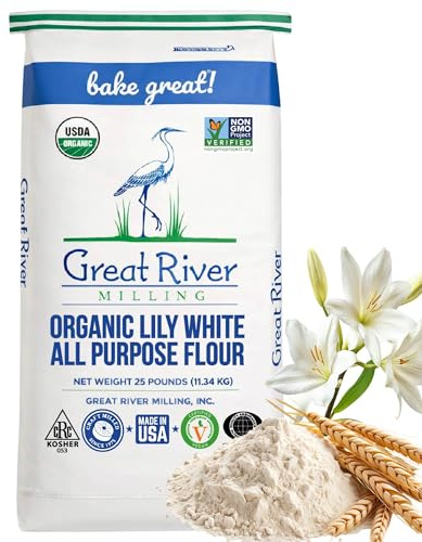 Great River Milling Organic Lily White All Purpose Flour, 25 lb