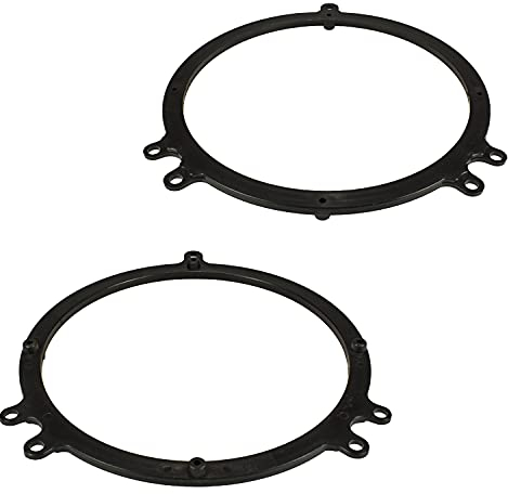 tomzz Audio 2803-011 Lautsprecherringe Adapter Halterungen kompatibel mit Audi A3 A4 Avant A6 TT Diverse Einbauorte für 165mm DIN Lautsprecher