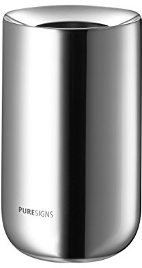Puresigns BREEZE Vase 13,30cm Edelstahl Poliert Silber