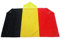AZ FLAG - Umhangflagge Belgien - 150x90 cm - Belgische Cape Fahne 100% Polyester mit Messing-Ösen - 110g