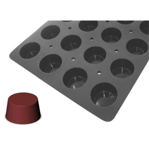 De Buyer, 24 Moule Moul 'flex Pro 7 cm diam. Moules à muffins – Coque en silicone