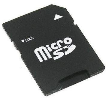 NEON microSD/microSDHC al adaptador de SD/SDHC