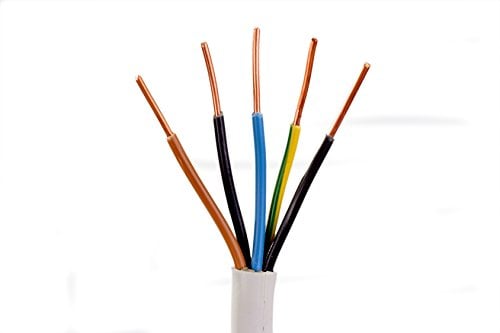 Elektro Mantelleitung NYM-J 5x1,5mm² 50m Ring (deutsche Markenware) VDE