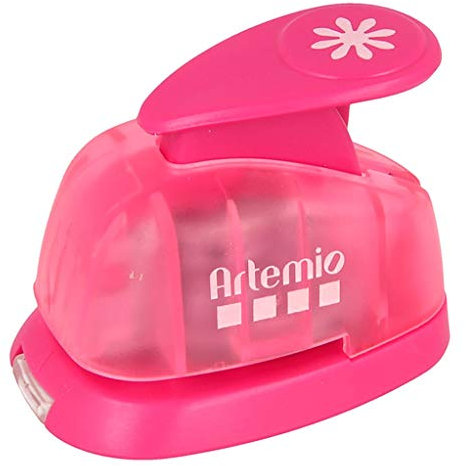 Artemio VIHCP806 Mini Perforatrice à Levier Fleur Plastique Multicolore 6,5 x 4 x 10 cm