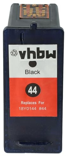 vhbw Tintenpatrone Schwarz kompatibel mit Lexmark X7550, X4875, X4950, P350, X4850, X6570, X6575, X4975, X4975VE Drucker (wiederaufgefüllt, 18ml)