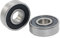 sourcing map Kugellager 2 Pcs roller-skate Skateboard Rillenkugellager 6201RS de