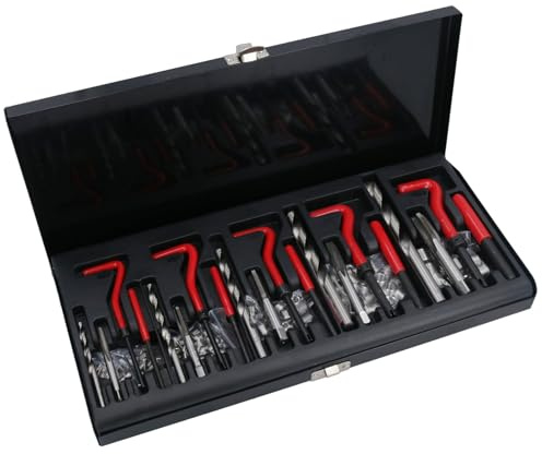 AB Tools Thread installation and repair kit helicoil set 131pc metric sizes M5-M12 AN133