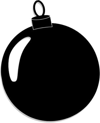 Decus 2669 - Palla di Natale con adesivo OEM JDM