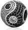 Yin und Yang Charm, massives 925er Sterlingsilber, Tai Chi, Klatsch-Perlen für Frauen, passend für europäische Armbänder