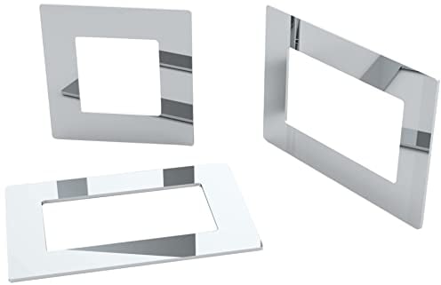 Double/Single Socket Switch Surround/Acrylic Finger Plate (Double, Mirror)