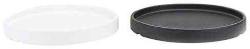 2 bandejas para macetas de cerámica, Redondas, para Plantas y Plantas, para Interiores y Exteriores, Color y