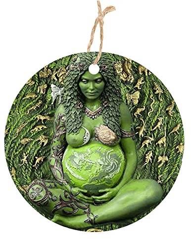 XXXXW Gartenstatuen Statue Anhänger Mutter Erde Göttin Kunst Statue Handwerk Dekorative Figur Ornamente für Outdoor Garden Landschaftsgestaltung Dekorative Gartenskulptur (Color : C)