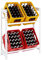 PROREGAL Getränkekistenregal Camel für 4 Kästen, HxBxT 100x80x30cm, Traglast pro Fachboden: 100 kg, Weiß, Kellerregal, Wasserkistenregal, Bierkistenregal, Garagenregal