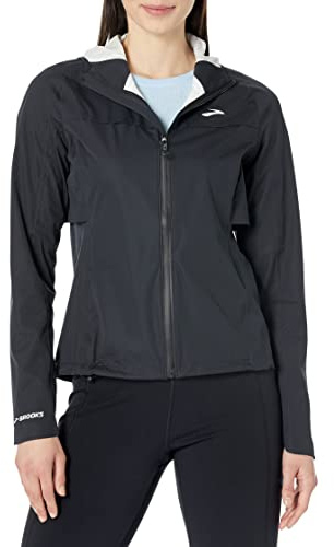BROOKS 221608001 High Point Waterproof Jacket Jacket Damen Black Größe 30