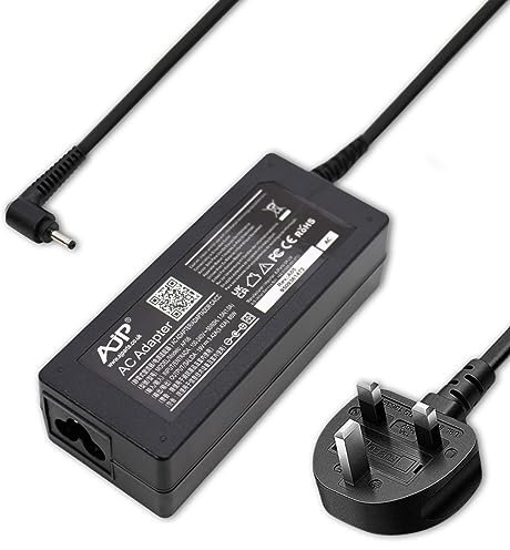 Wikiparts* New 19V 3.42A 65W Charger Replacement For Acer Spin SP314-53GN SP313-51N Laptop Ac Adapter with 3.0mm x 1.0mm Pin Size