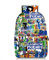 Rainbow Friends Rucksack Kinder Schultasche Regenbogen Jungen Cartoon 3D Druck Studenten Schultasche Laptop Tagesrucksack für Jungen Mädchen, Typ 6, 47 * 28cm