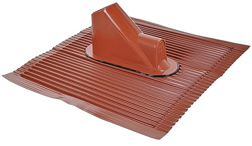 Aluminium-Dachziegel mit Kabelführung, rot