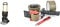 Stanley Chariot Pliable 2 en 1, Noir/Jaune, Ajustable & Rapesco 1556 Germ-Savvy Antibactérien, Dévidoir de Ruban 960 avec 2 Rouleaux Marrons et Un Cutter