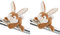 NICI 47333 MagNICI Hase Poline Bunny 12cm Plüsch Forest Friends Magnetfigur (Packung mit 2)