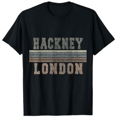 Retro Hackney London England T-Shirt
