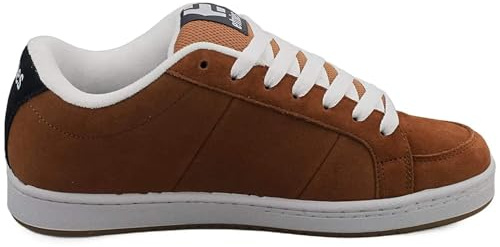 Etnies Kingpin – Klassischer Skate-Heritage-Fashion-Stil mit angesagtem, verstärkte Cupsole, Alltagssneaker - Größe 42.5 - Farbe Brown/Navy