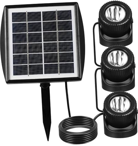 VINTORKY Led Sott Per Giardino e Piscina Illuminazione Decorativa Con Pannello Efficiente Di Colorate Per Atmosfera Romantica