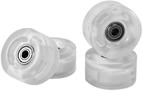 Breeshy Rollschuh Schlittschuh Leuchtend Licht, 4 Pack Rollschuh Schlittschuh für Reihiges Skaten und Skateboard 32 Mm X 58 Mm