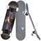 CONTRACT 5 Komplett Skateboard Gold Logo - für Kinder und Jugendliche - 7-lagiges Ahornholz Deck - Medium Concave Standard Popsicle Shape - für Anfänger, Profis, Mädchen & Jungs (7.75)
