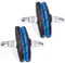 Bicycle brakes |set of 4 |bicycle brake calipers |70mm |bicycle/mountain bike brake pads - bicycle brake pads with nuts