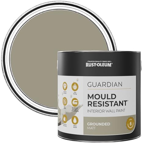 Rust-Oleum Green Guardian Mould Resistant Wall Paint - Grounded 2.5L
