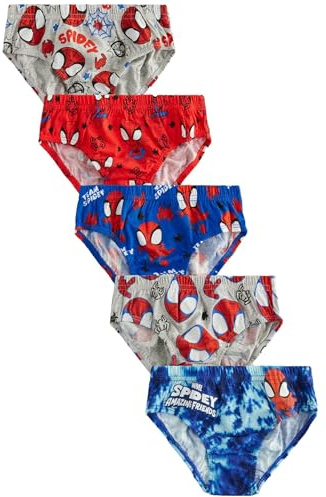 NEXT Jungen Unterhosen im 5er-Pack Spiderman Numeric_98-Numeric_104