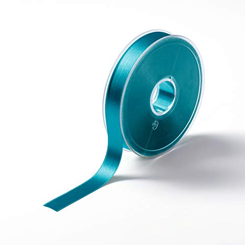 Prym Satin Ribbon 15 mm Turquoise, 100% Polyester