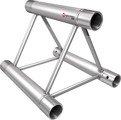 Naxpro-Truss FD 23 Traverse 25 cm | 3-Punkt Aluminium Traverse | TÜV geprüft | 220 mm Kantenmaß | inkl. Konusverbinder, Bolzen & Splinte | EN AW 6060 T66 | für Bühnen-, Messe- & Ladenbau