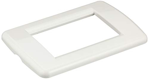 VIMAR Placca Rond 3 m, Bianco Brillante