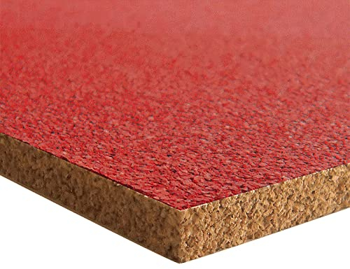 Pinnwand Korkplatte - 915 x 610 x 10 mm (Rot)