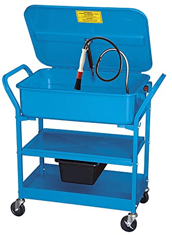 Schale von Reinigung mit Pumpe auf Wagen Fervi 0232