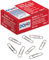 MTL 100er Pack vernickelte Büroklammern, Clips 26 mm