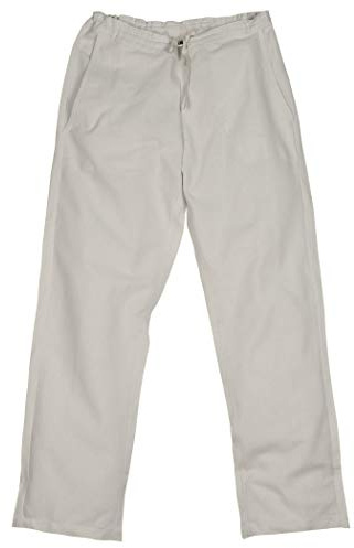 Battle-Merchant Mittelalter-Hose weit, gerade geschnitten, Hagen, LARP-Hose Wikingerhose Herren Ritterhose Baumwolle Piratenhose für Männer Mittelalter,Natur,XXL