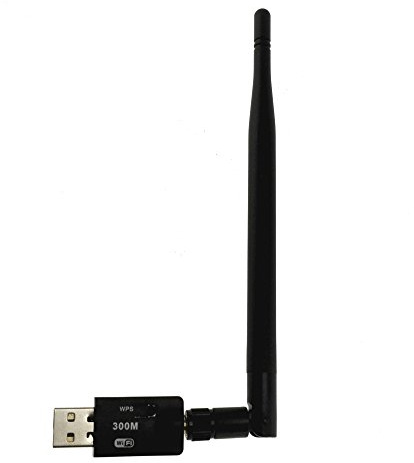Adaptateur WiFi USB Realtek RTL8192EU 300 Mbps avec Antenne 2.4GHz 802.11B/G/N Compatible Windows Linux Mac