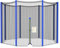 ULTRAPOWER SPORTS Ersatznetz Sicherheitsnetz Trampolinnetz für Trampolin 366cm 8Stangen Blau