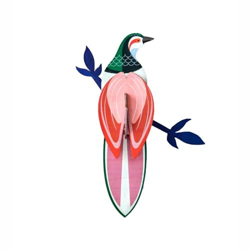 STUDIO ROOF | Wandobjekt, Wanddekoration | Tiere | Verschiedene Vögel (Paradiesvogel Rani)