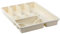 Engelland 1 x Besteckkasten Besteckkorb mit 6 Fächern, Kunststoff, BPA-frei, Farbe: Beige, Maße: 38 x 29 x 5 cm