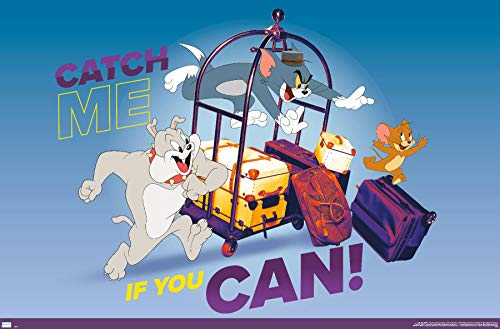 Trends International Tom and Jerry – Catch Me If You Can Wandposter, 56,8 x 86,4 cm, ungerahmt