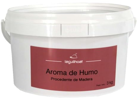Concentrado de Humo en Polvo 3 kg Aroma Ahumado Natural para Cocina BBQ, Salsas, Marinados, Adobos y Sales de Curado Sin Gluten
