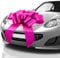 Mata1 - Fiocco Gigante per Auto - Rosa, 76 cm / 30 Pollici - Grande Fiocco per Confezioni Regalo per Decorazioni di Grandi Dimensioni - Formato Gigante per Uso Interno ed Esterno